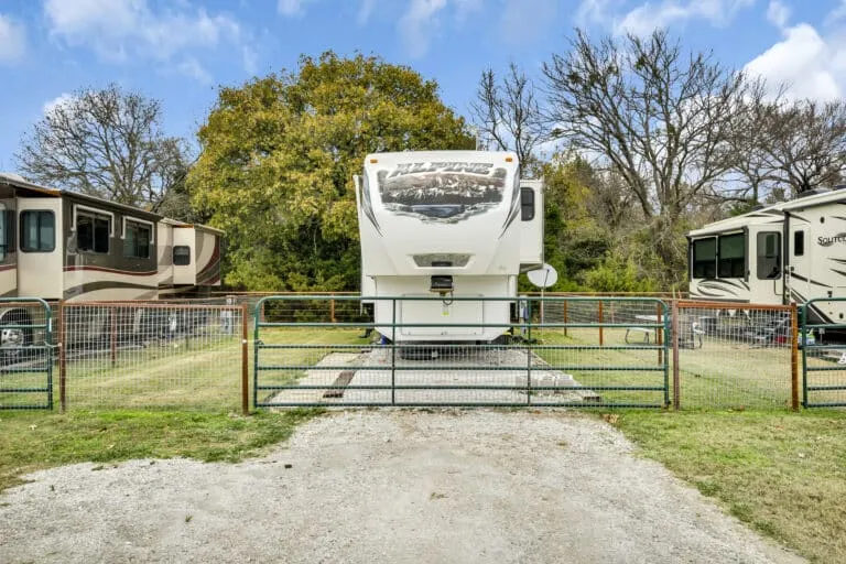Fenced RV Site