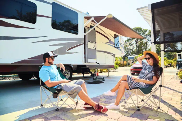 Image of Couple at the RV Park