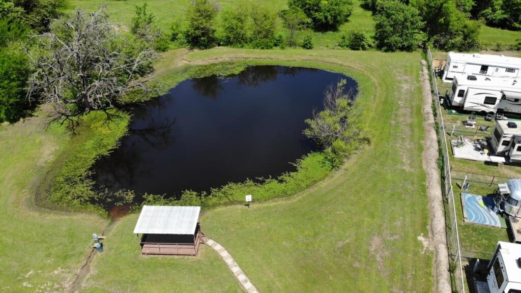 Image of the dog park at Waggin' Tail RV Resort