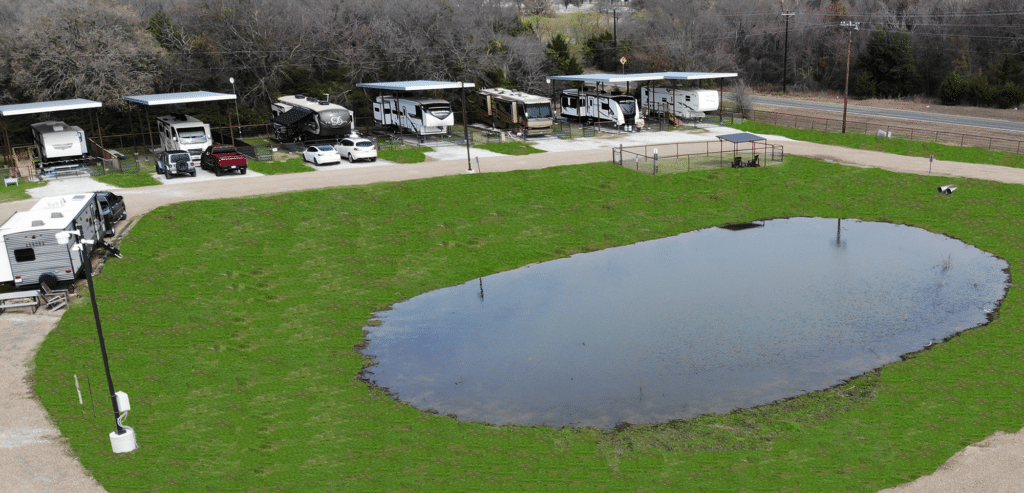 Image of dog park at Waggin' Tail RV Resort